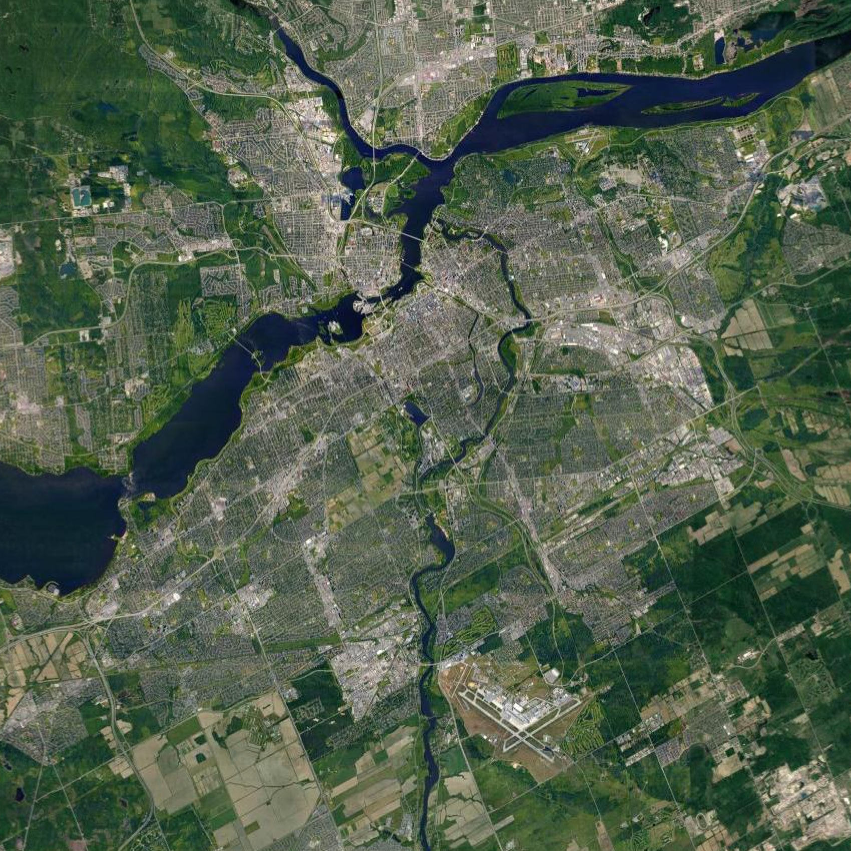 YOW Ottawa, Canada Map