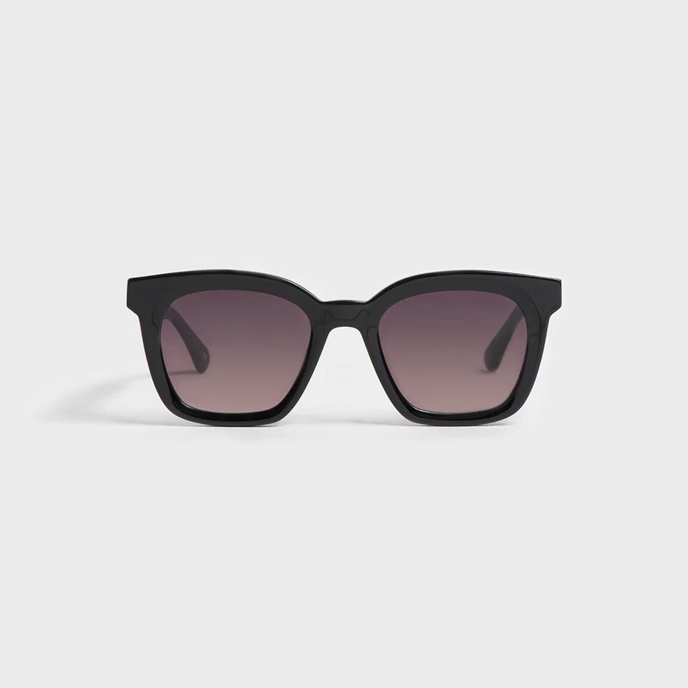 Peter and May Mother of Pearl Black Sunglasses